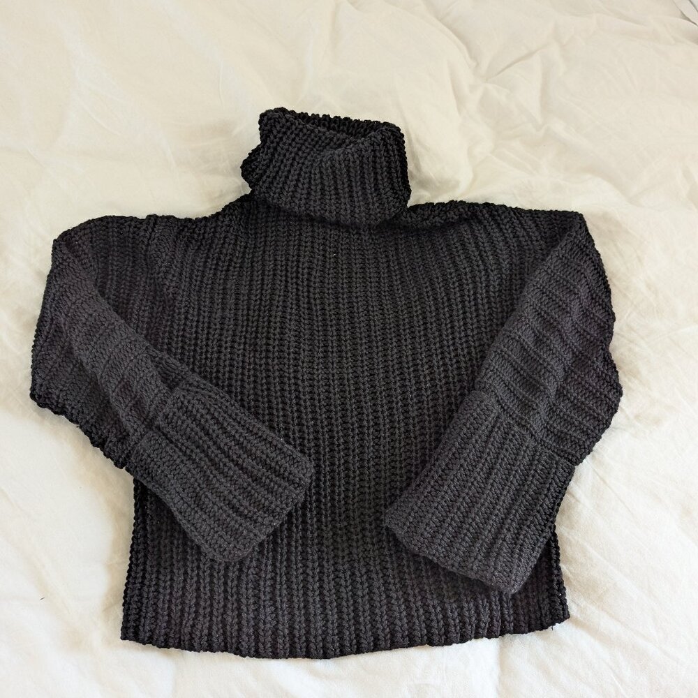 La Ligne cropped merino wool sweater